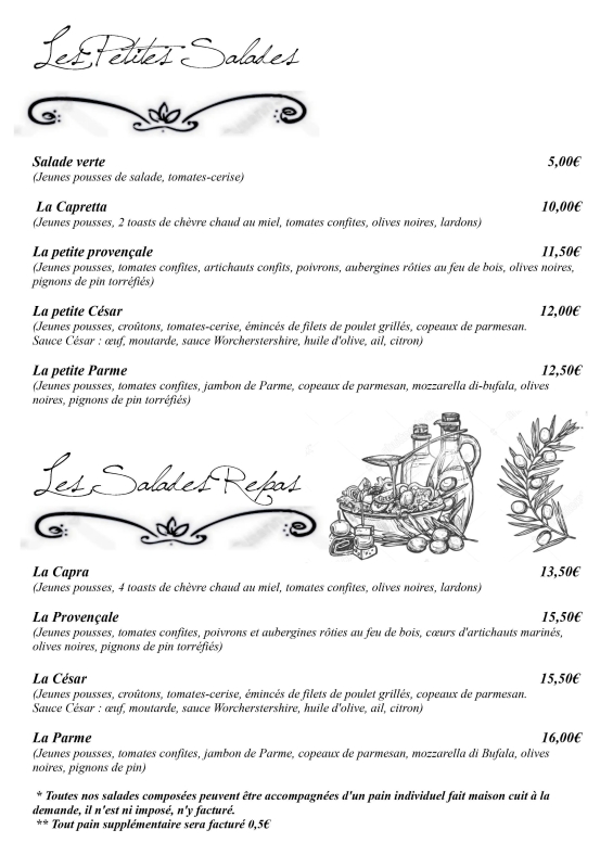 La Carte - Le Synopsis - Restaurant Avignon - les meilleurs restaurant de AVIGNON