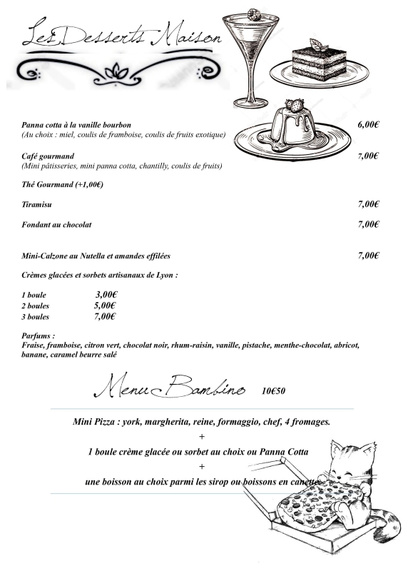 La Carte - Le Synopsis - Restaurant Avignon - meilleur resto AVIGNON