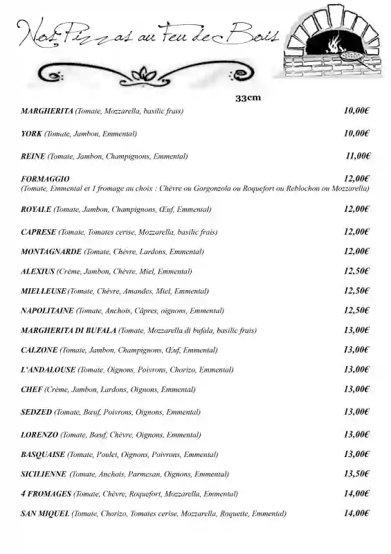 La Carte - Le Synopsis - Restaurant Avignon - restaurant Italien AVIGNON