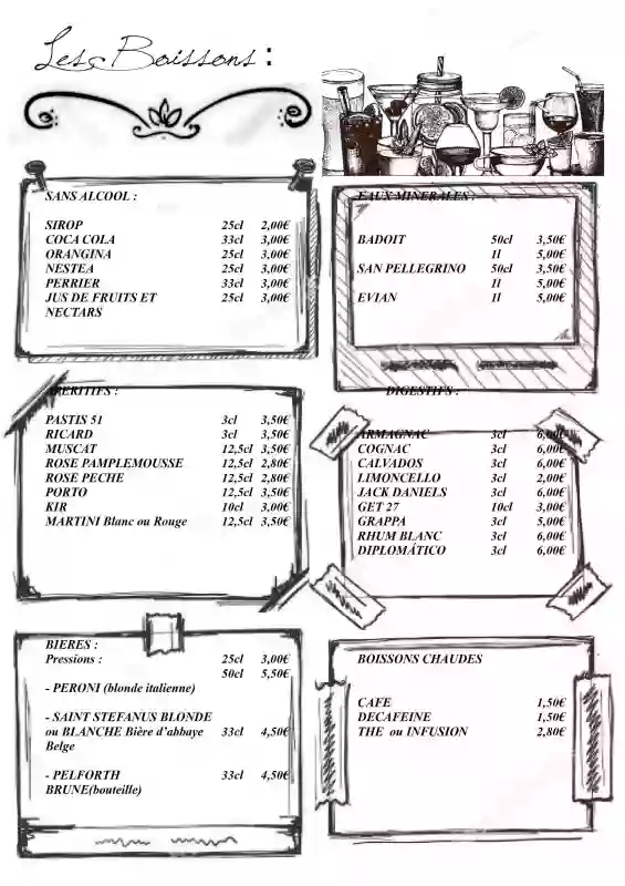 La Carte - Le Synopsis - Restaurant Avignon - top resto AVIGNON